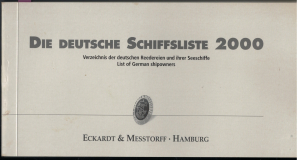 Die Deutsche Schiffsliste 2000 (1 St.) Eckardt & Messtorff